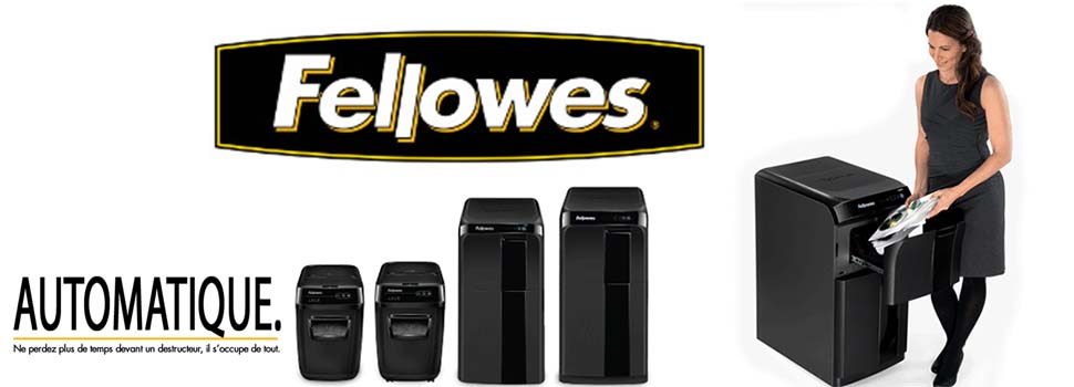 Les destructeurs de documents de la marque Fellowes