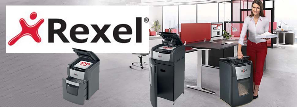 Les destructeurs de documents de la marque Rexel