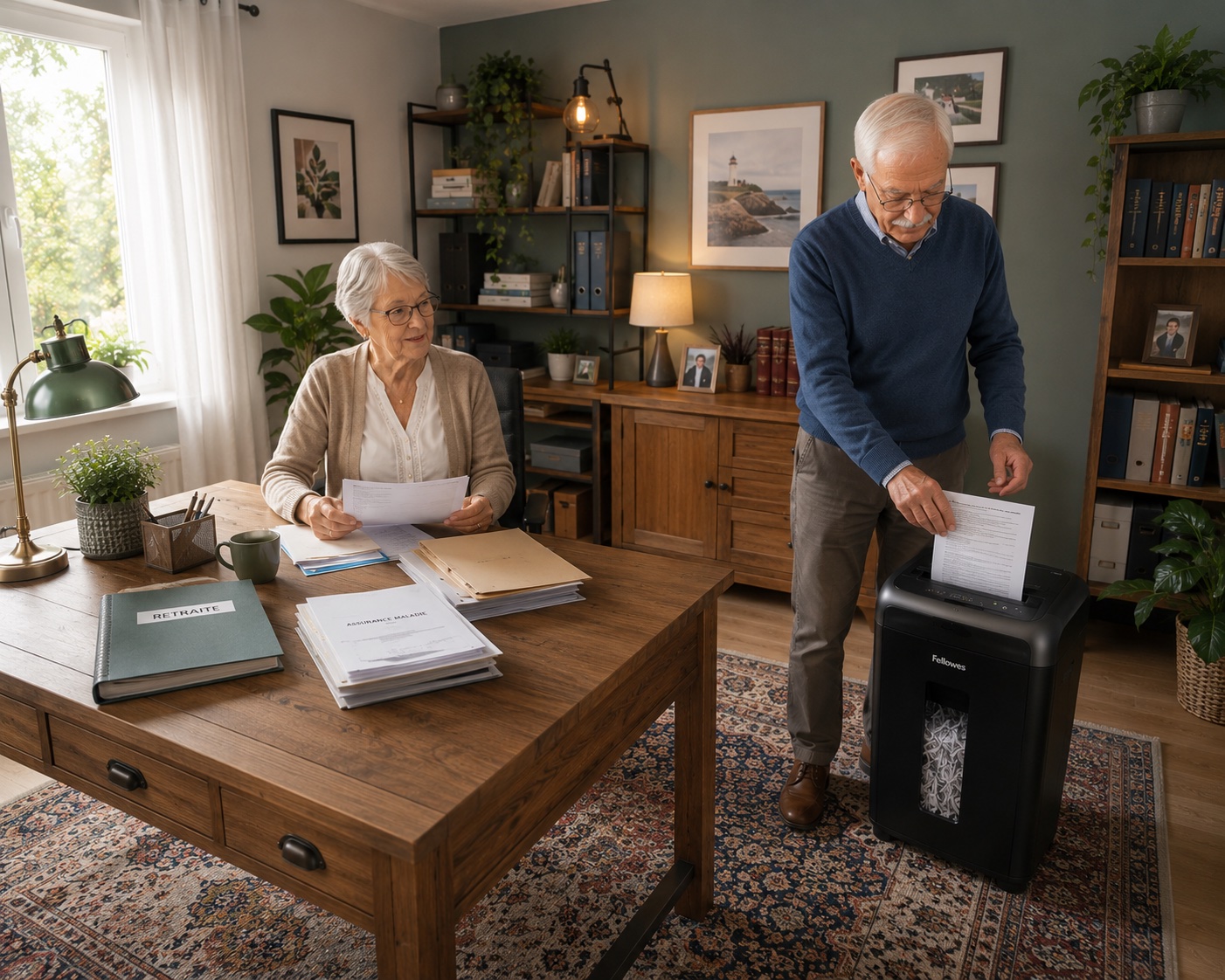 utilisation d'un destructeur de documents &agrave; la maison