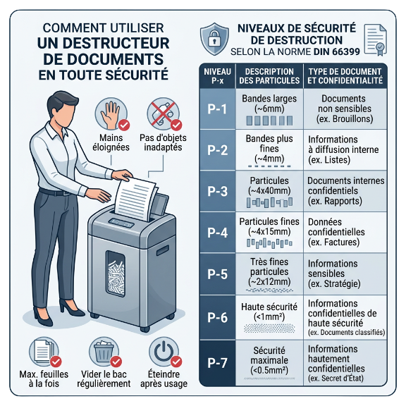 Les niveaux de s&eacute;curit&eacute;